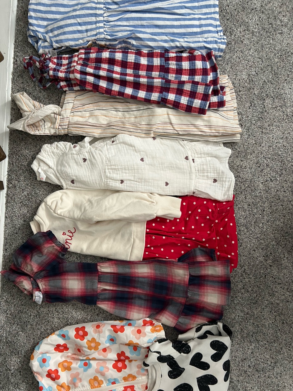 Mixed Girls' dresses and tops bundle lot 4T 5T summer 4th of July
